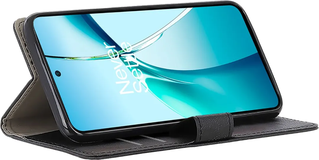Just in Case Bookcase Hoesje OnePlus Nord CE4 Lite - 4 Pasjes - Zwart