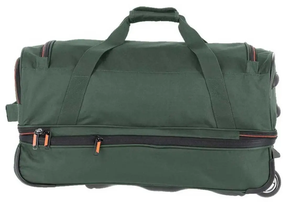 Travelite Basics Wheeled Duffle 55 Expandable 51 liter - Donkergroen – Reistas met wielen – Van polyester – Reistassen, reistassen met wielen en tassen - afbeelding 4 van 6