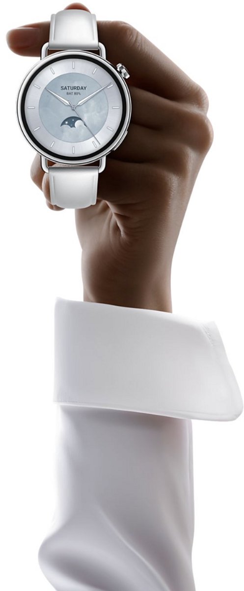 Xiaomi Watch S4 - Smartwatch - 41mm - Fluororubber Strap - Wit