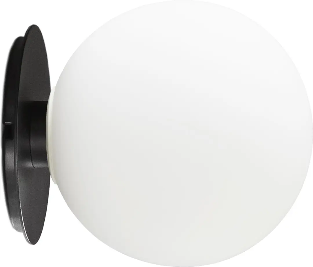 Audo Copenhagen TR Bulb Plafond- En Wandlamp Mat Zwart