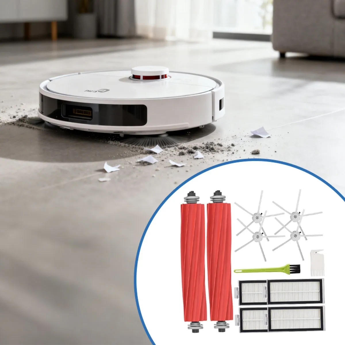 Xiaomi Roborock Q7 Vervangset TLS-YESX18-1524D - 12-delig - Veelkleurig