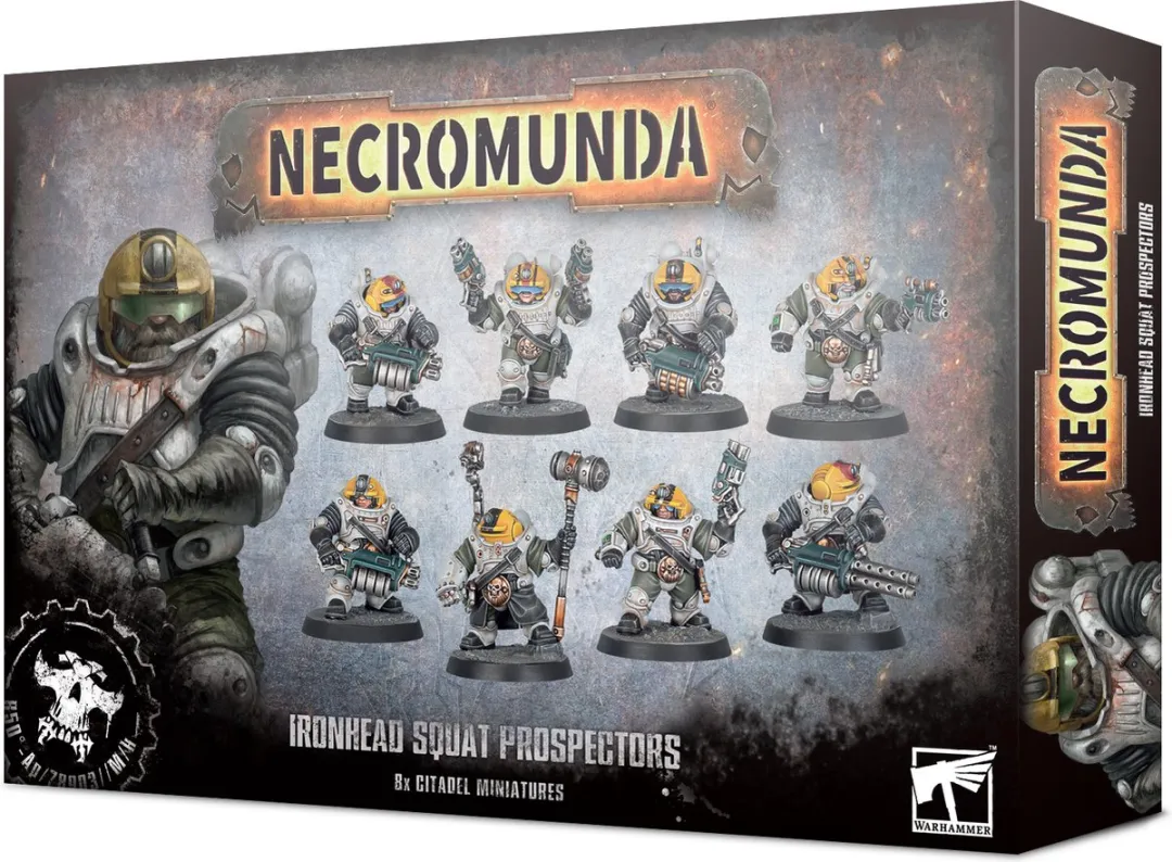 Games Workshop Necromunda Ironhead Squat Prospectors 128-delig