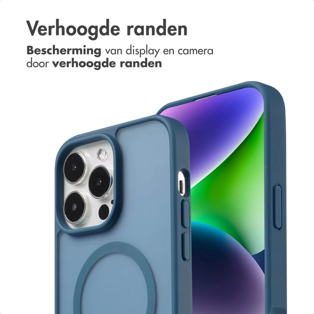 Imoshion Hoesje iPhone 14 Pro Max MagSafe Donkerblauw