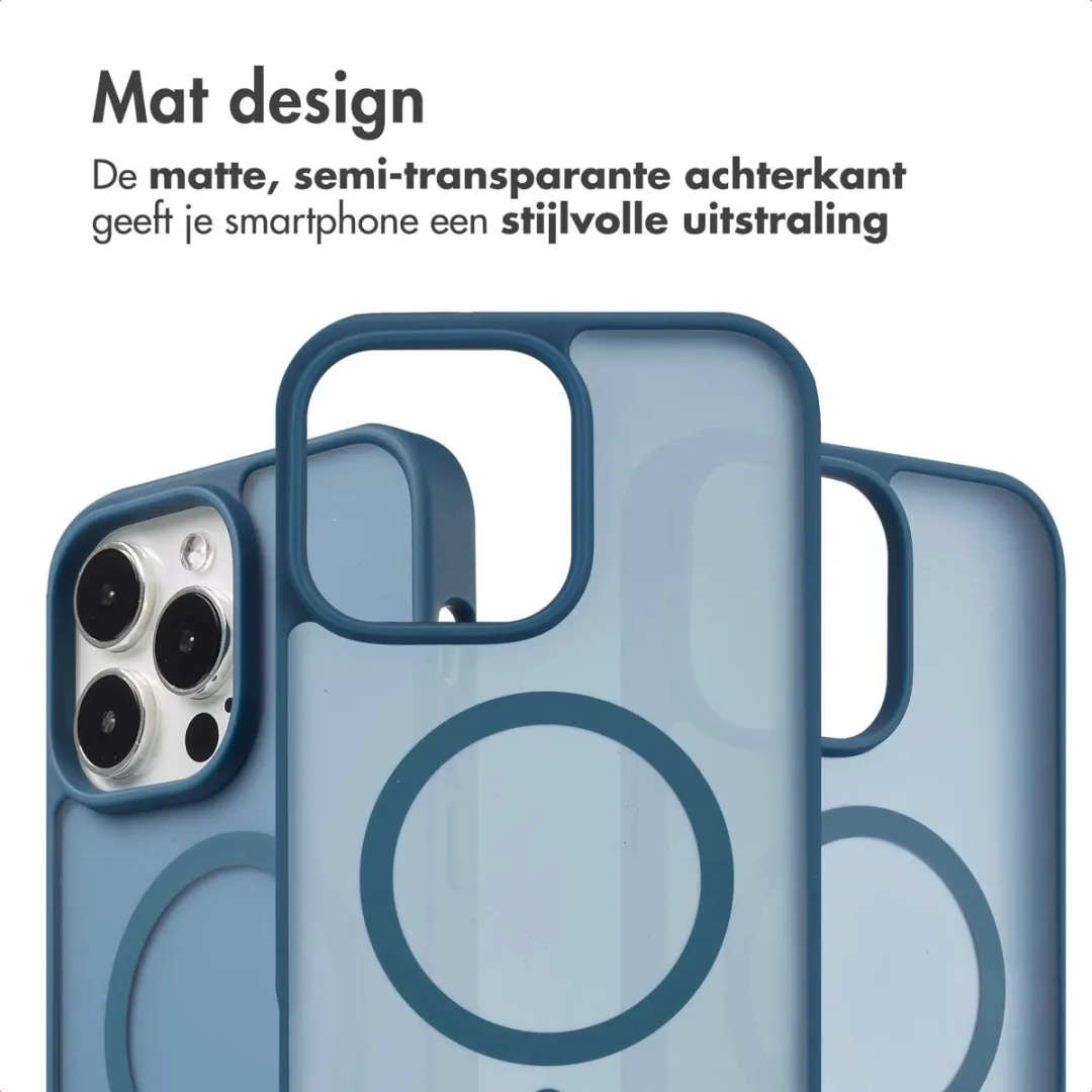 Imoshion Hoesje iPhone 14 Pro Max MagSafe Donkerblauw