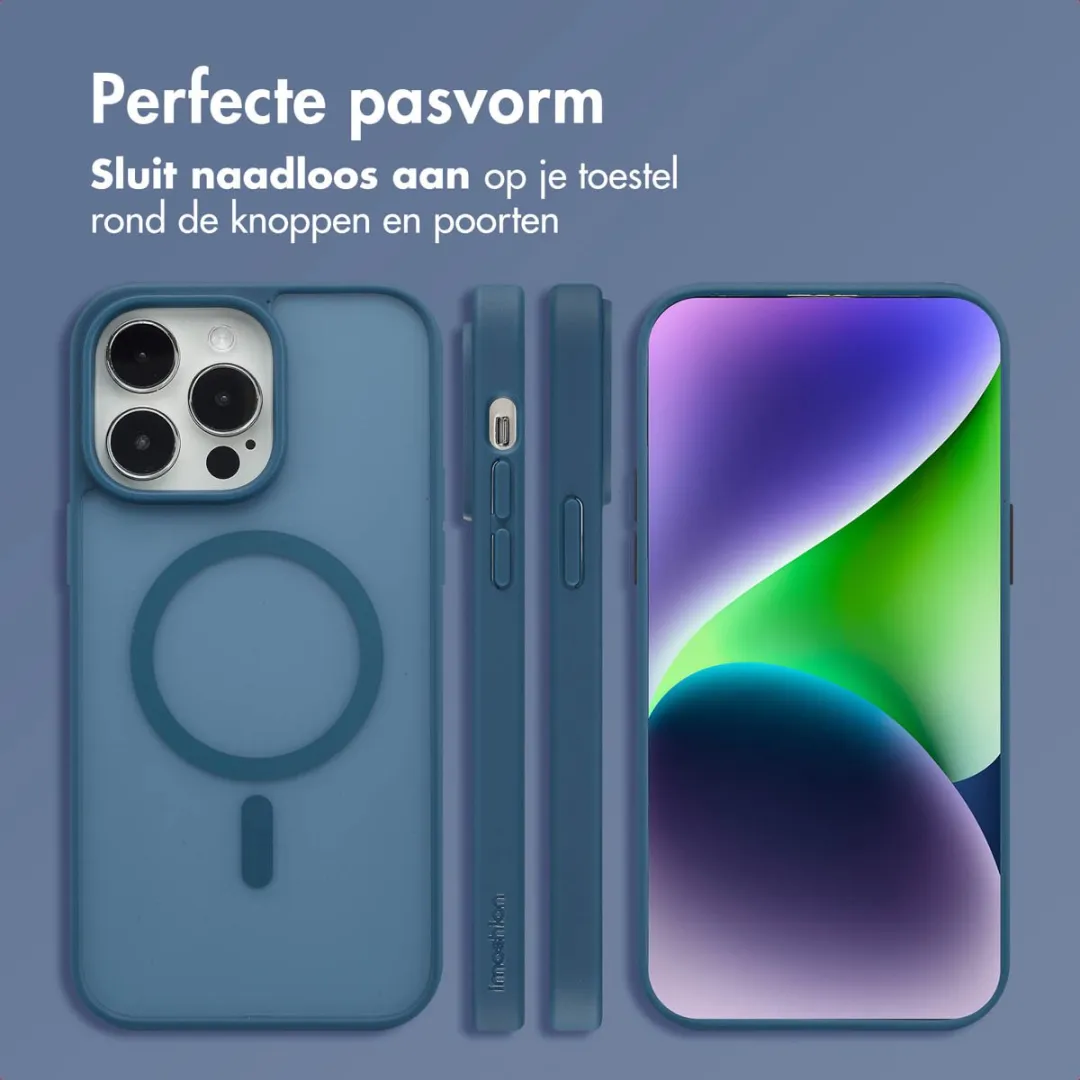 Imoshion Hoesje iPhone 14 Pro Max MagSafe Donkerblauw - afbeelding 6 van 6