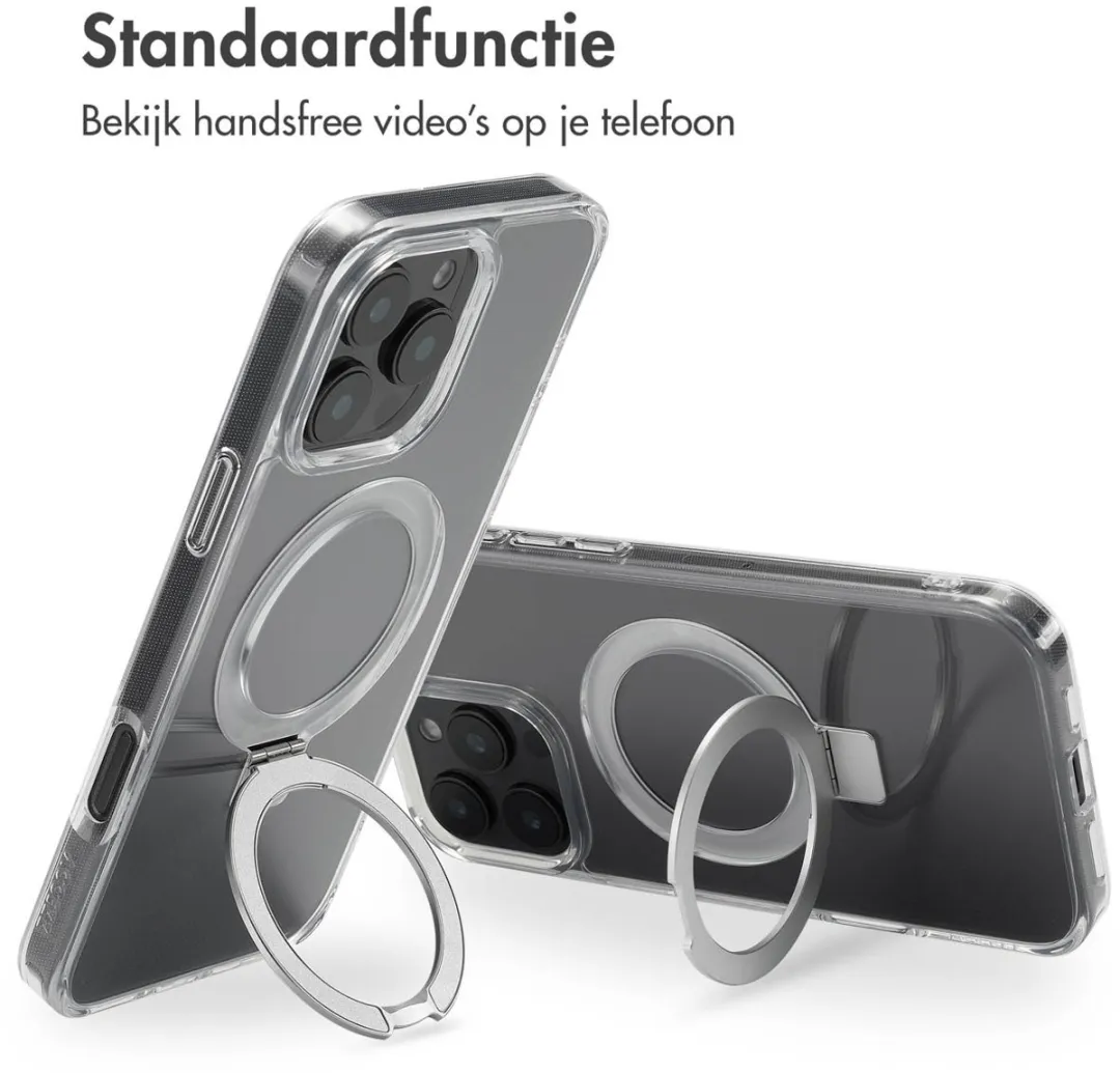 Accezz Hoesje iPhone 16 Pro Max - Transparant MagSafe
