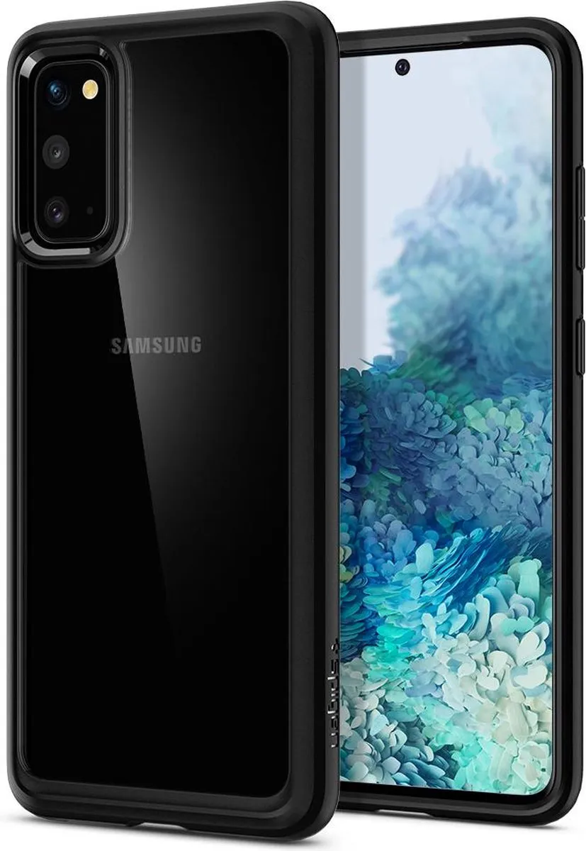 Spigen UltraHybrid ACS00793 Hoesje - Samsung Galaxy S20 - Matt Zwart