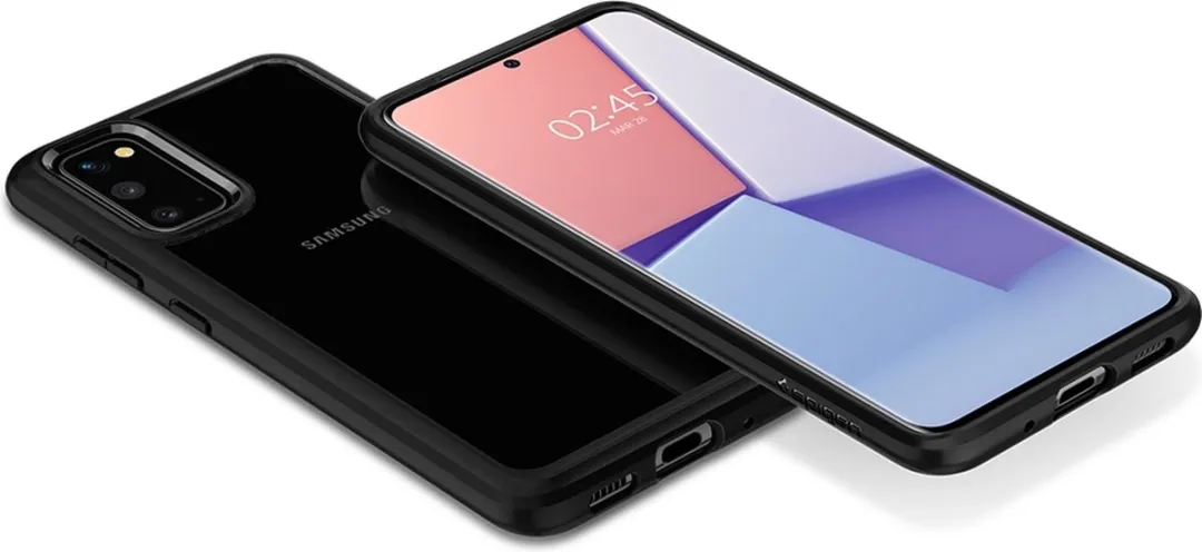 Spigen UltraHybrid ACS00793 Hoesje - Samsung Galaxy S20 - Matt Zwart - afbeelding 6 van 6