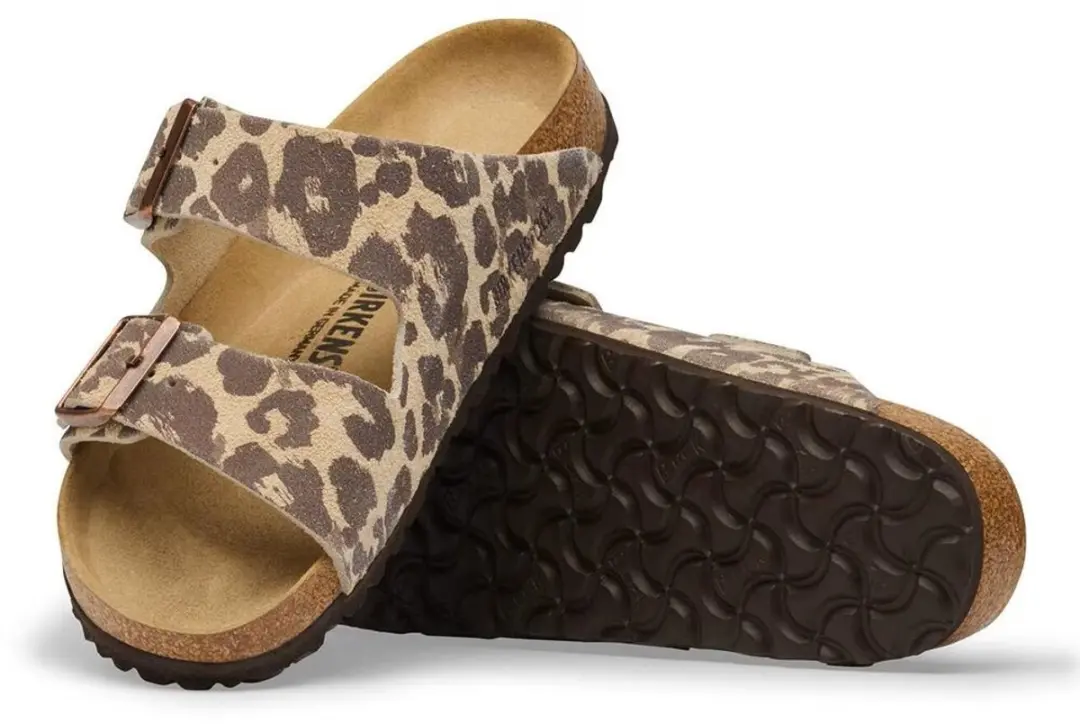 Birkenstock Arizona Suède Sandalen - Zand - afbeelding 4 van 5