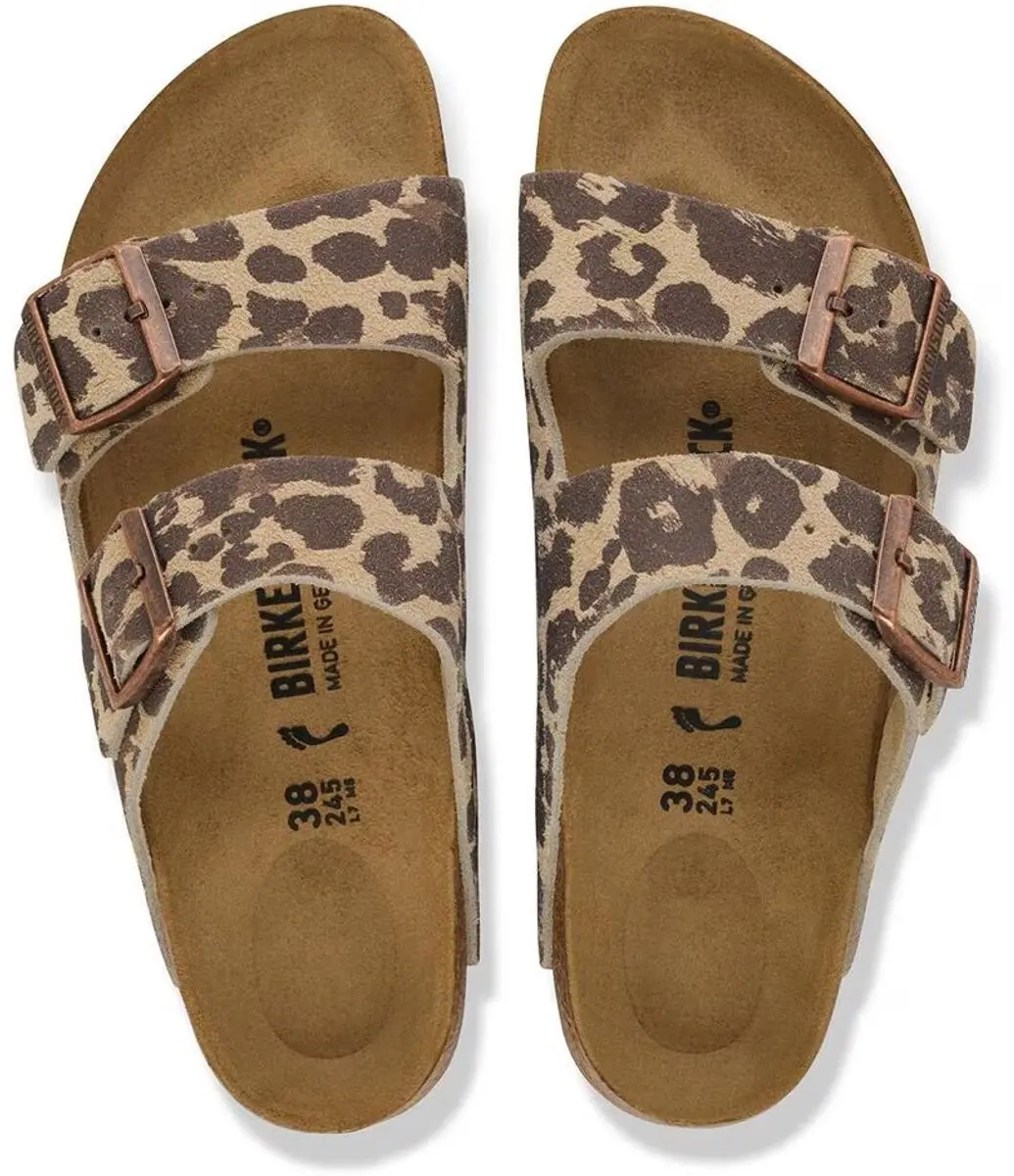 Birkenstock Arizona Suède Sandalen - Zand - afbeelding 3 van 5