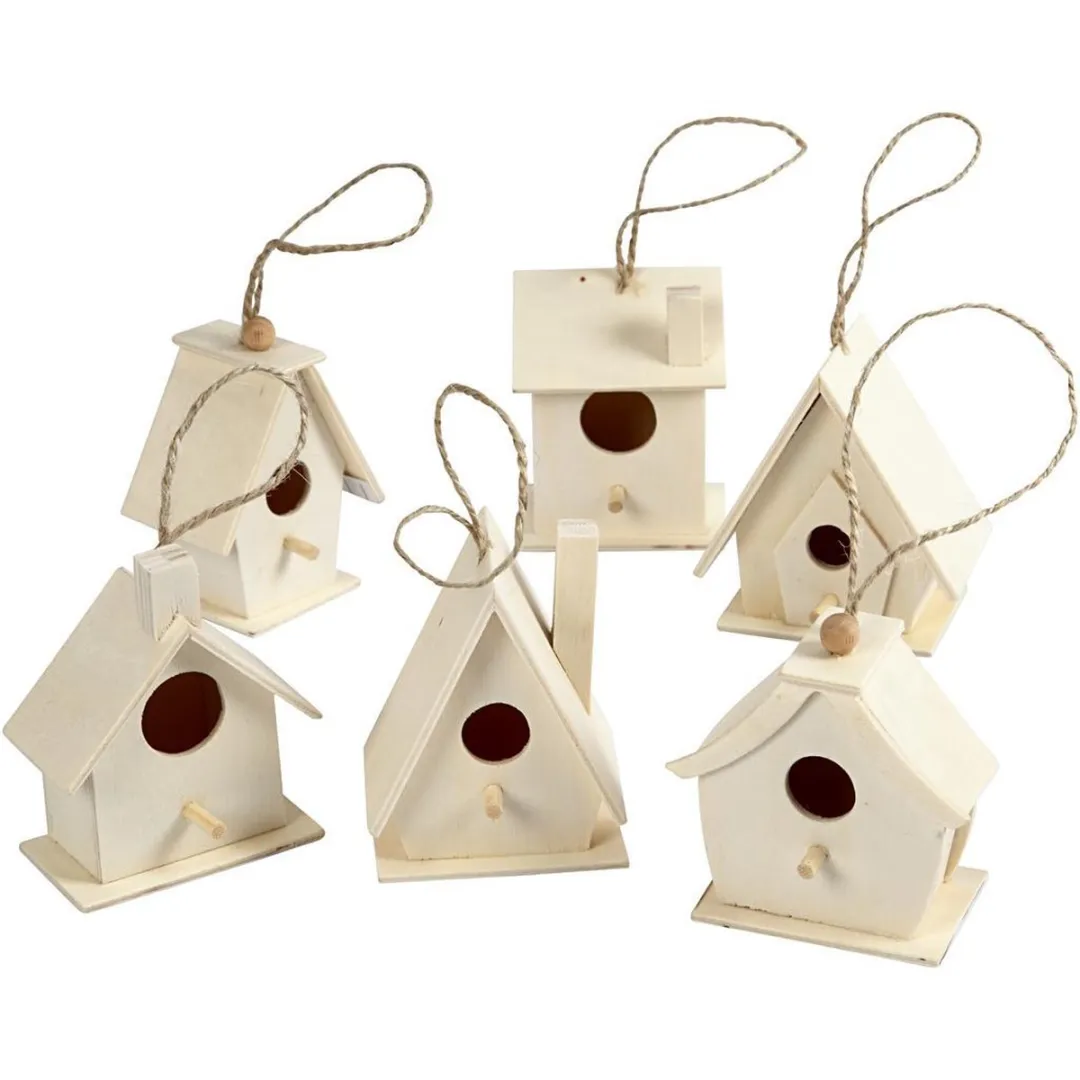 Creativ Company Vogelhuis Populier - 60 Stuks