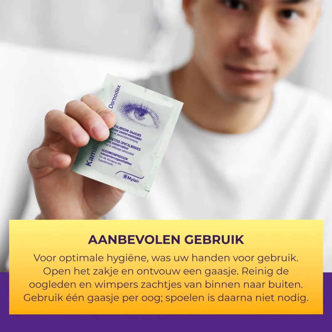 Kamillosan Ofta Demodex Doekjes - 28 stuks - afbeelding 6 van 6