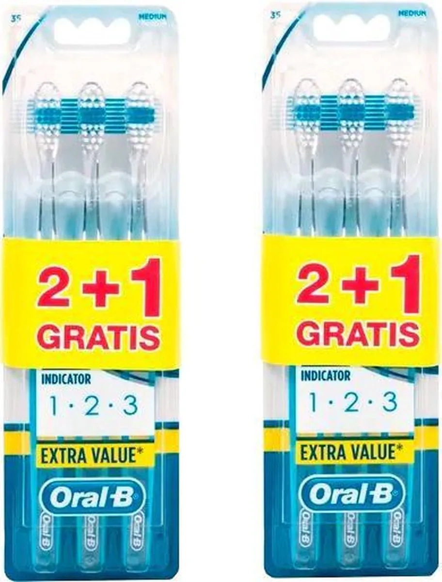 Oral-B Medium Indicator Tandenborstels - 3 Stuks