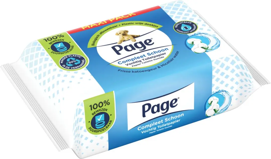 Page Vochtig Toiletpapier Fresh Maxi