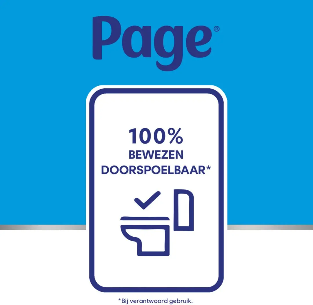 Page Vochtig Toiletpapier Fresh Maxi - 6 x 74 stuks - afbeelding 4 van 6