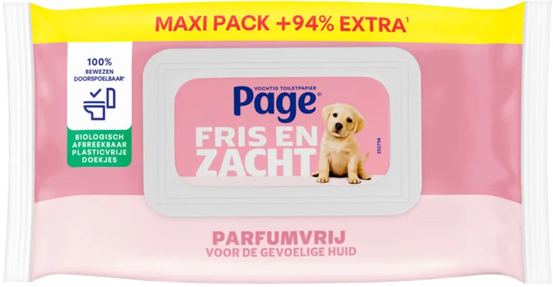 Page Sensitive Vochtig Toiletpapier Maxi Pack