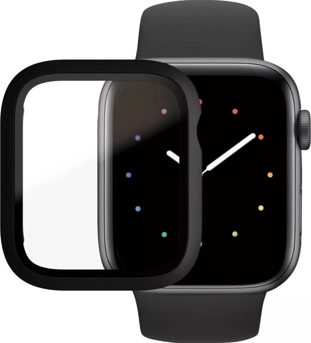 PanzerGlass Full Body Hoesje Apple Watch 40mm - Zwart - afbeelding 6 van 6