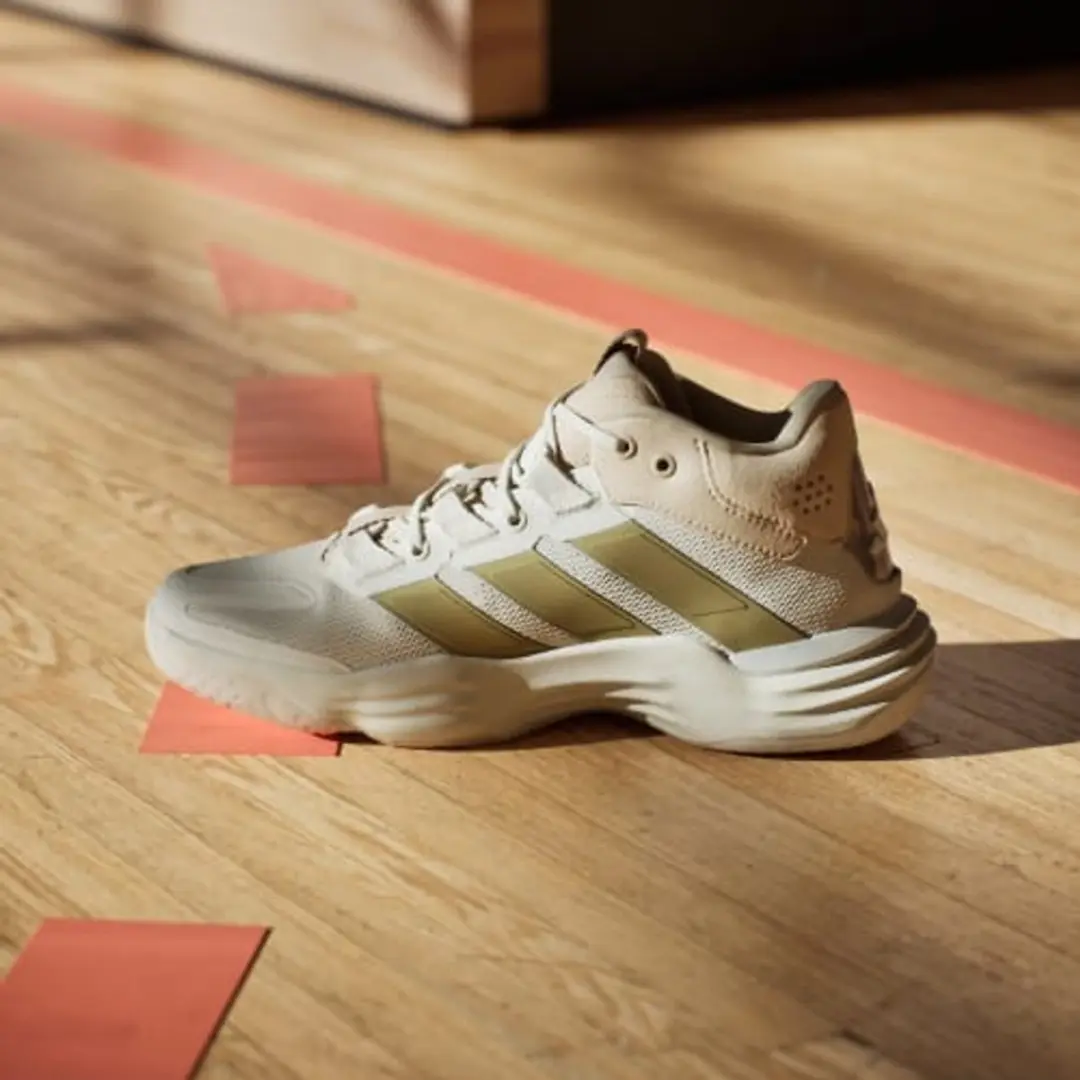 adidas Courtstabil Dames Indoorschoenen - Wit - afbeelding 2 van 6
