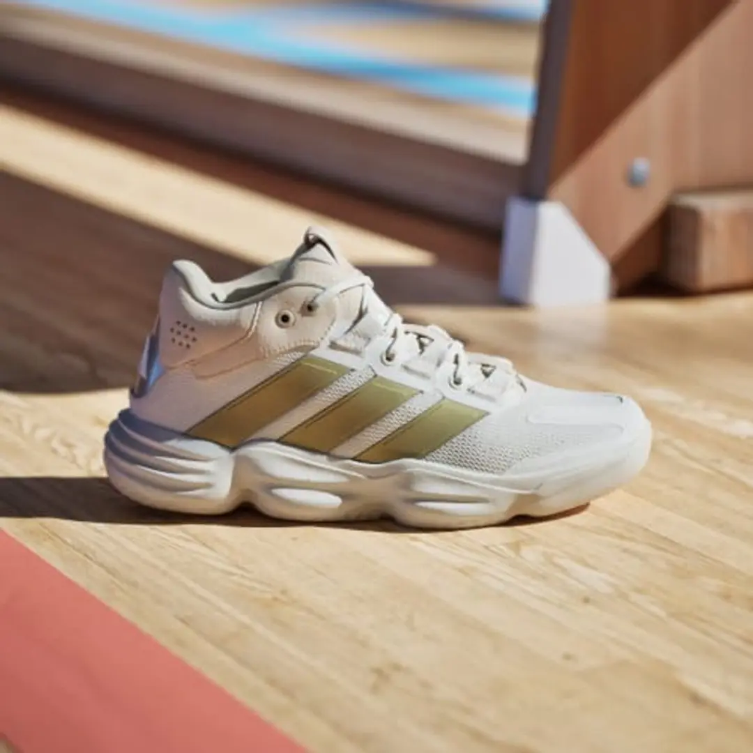 adidas Courtstabil Dames Indoorschoenen - Wit - afbeelding 5 van 6