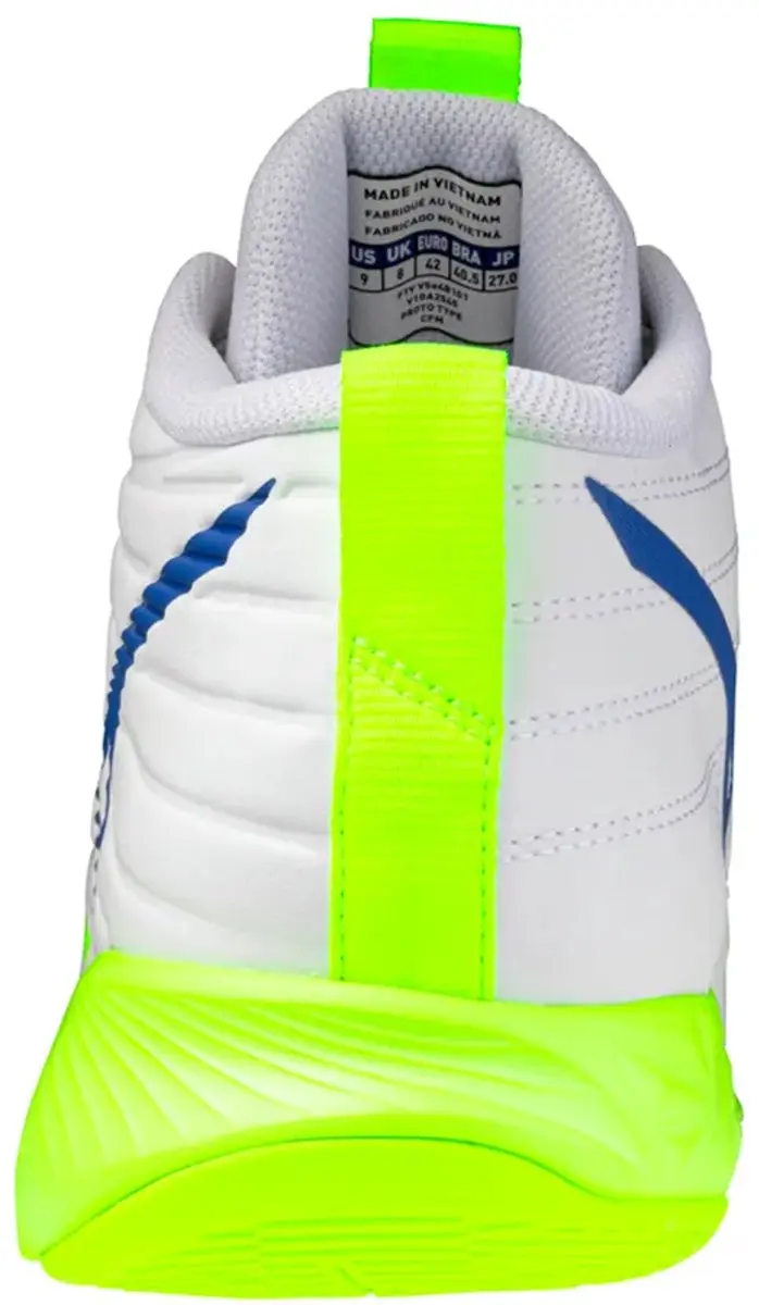 Mizuno Wave Momentum Pro Mid Indoor Schoenen - Wit - 45 - afbeelding 3 van 6