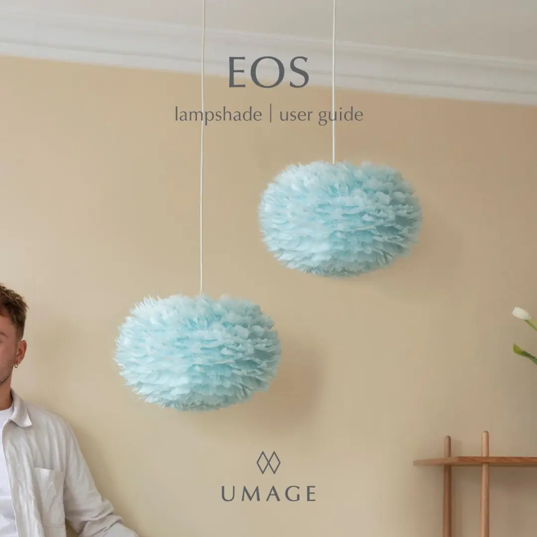 UMAGE Eos Up Medium Wand/Plafondlamp - Ø40cm - Wit - afbeelding 2 van 6