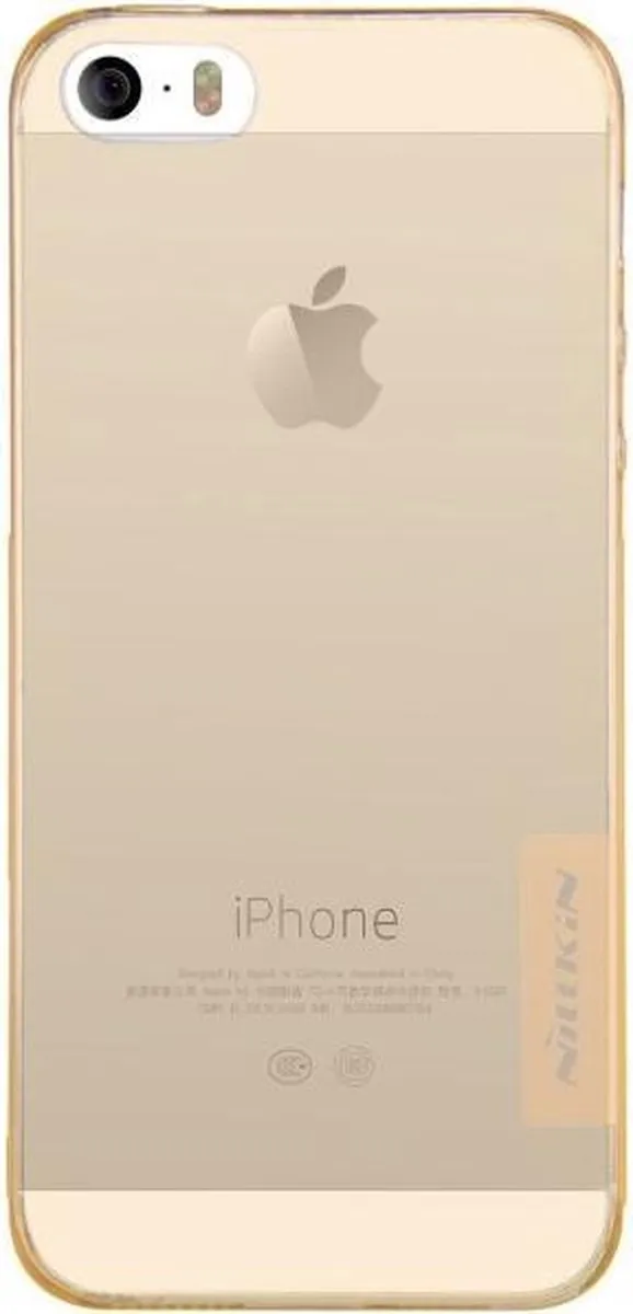 Nillkin Nature TPU Hoesje - iPhone 5/5s/SE - Lichtbruin - afbeelding 2 van 5