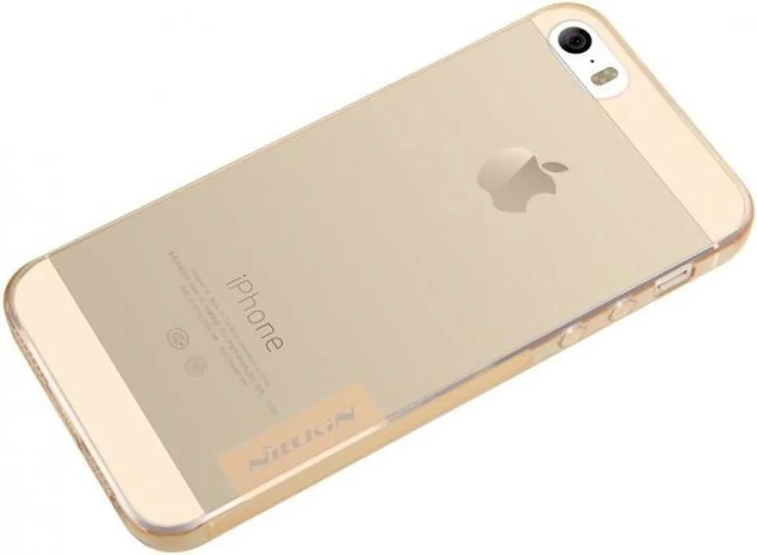 Nillkin Nature TPU Hoesje - iPhone 5/5s/SE - Lichtbruin - afbeelding 5 van 5