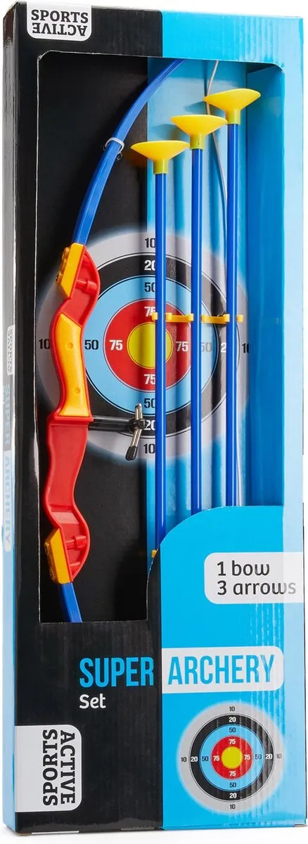 Johntoy Pijl en Boog Set Deluxe 267830 - Blauw