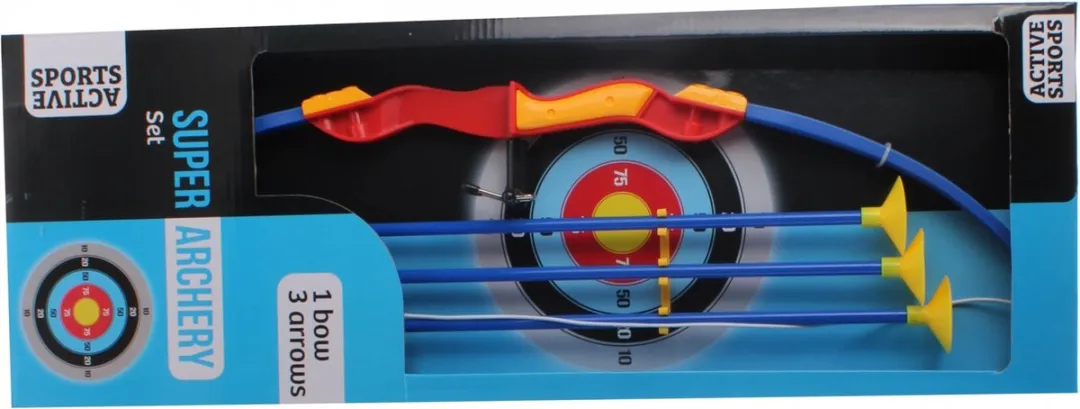 Johntoy Pijl en Boog Set Deluxe 267830 - Blauw