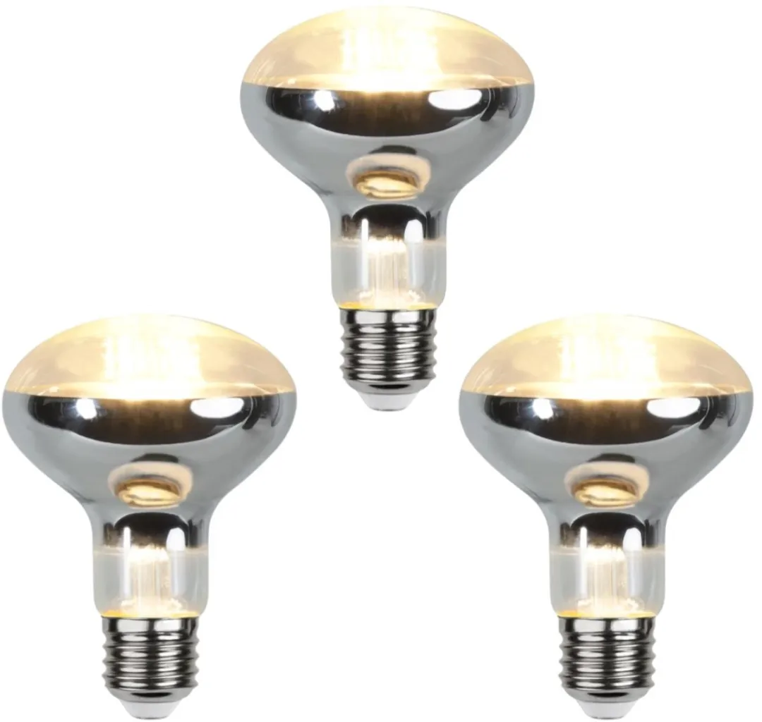 Star Trading Reflectorlamp E27 R80 7.5W - 3 Stuks