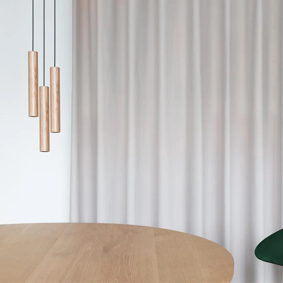 UMAGE Chimes Cluster 3 Hanglamp - Eiken - Set van 3 - afbeelding 2 van 6
