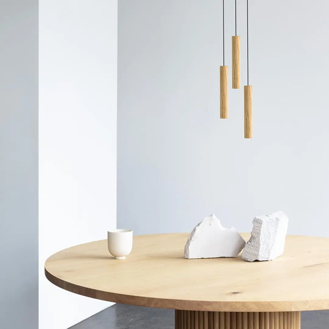UMAGE Chimes Cluster 3 Hanglamp - Eiken - Set van 3 - afbeelding 4 van 6