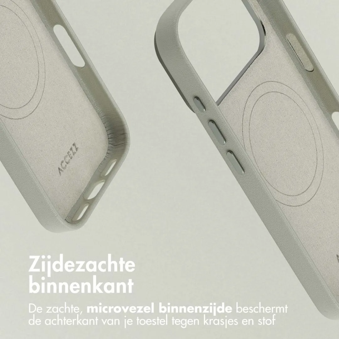 Accezz iPhone 17 Pro Max Hoesje Light Grey - 2 Stuks