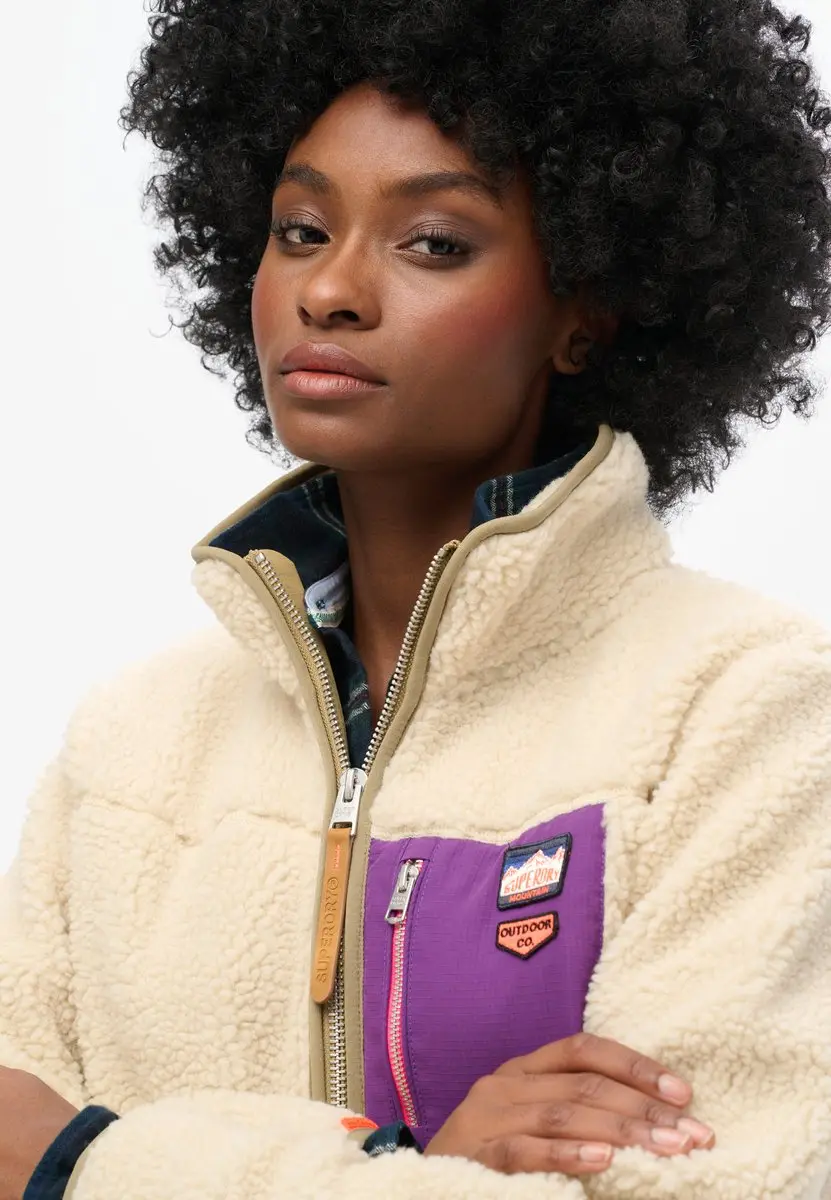 Zip-Up Knitwear with Front Pockets Wo