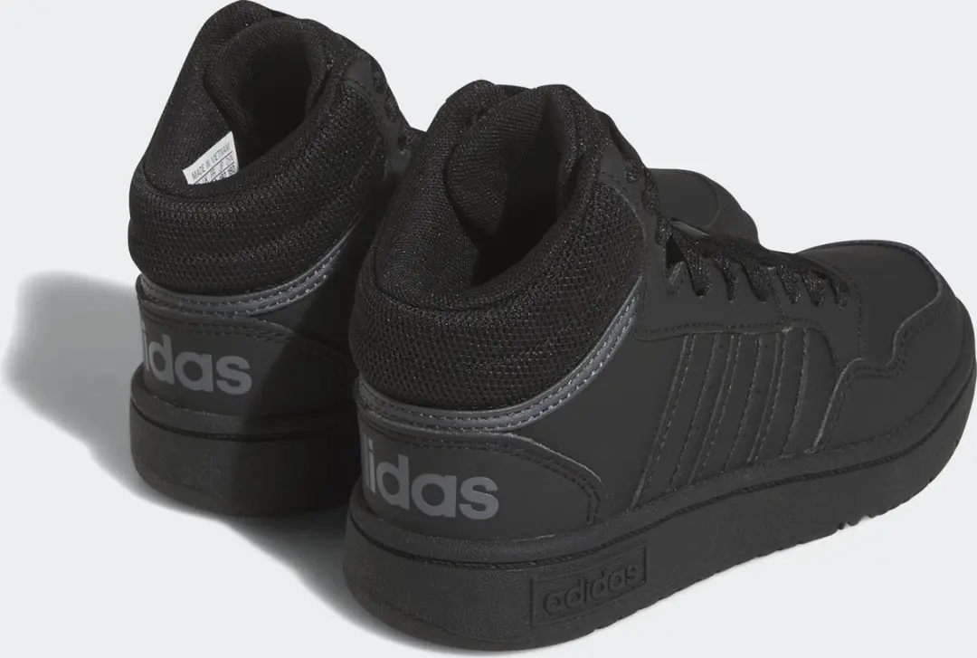 adidas Sportswear Hoops Mid Schoenen - Kinderen - Zwart- 36 - afbeelding 6 van 6