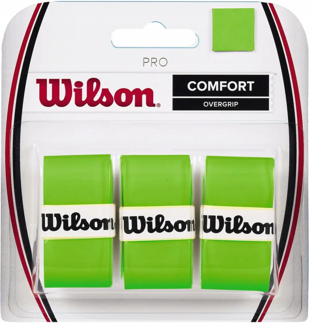 Wilson Pro Overgrip 3-Pack - Optic Green - afbeelding 2 van 3