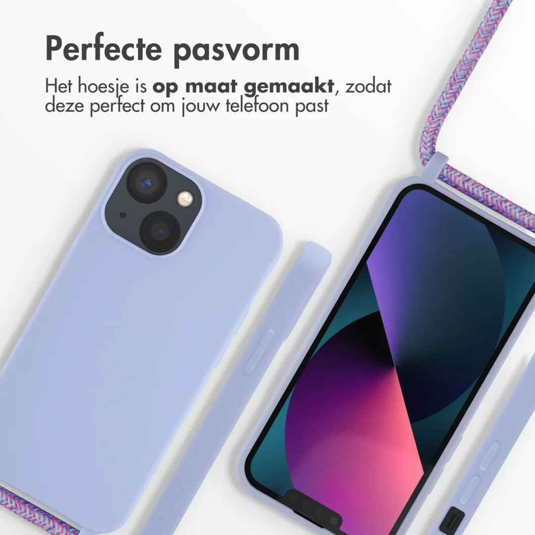 Imoshion Hoesje iPhone 13 Mini Siliconen - Paars - afbeelding 5 van 6