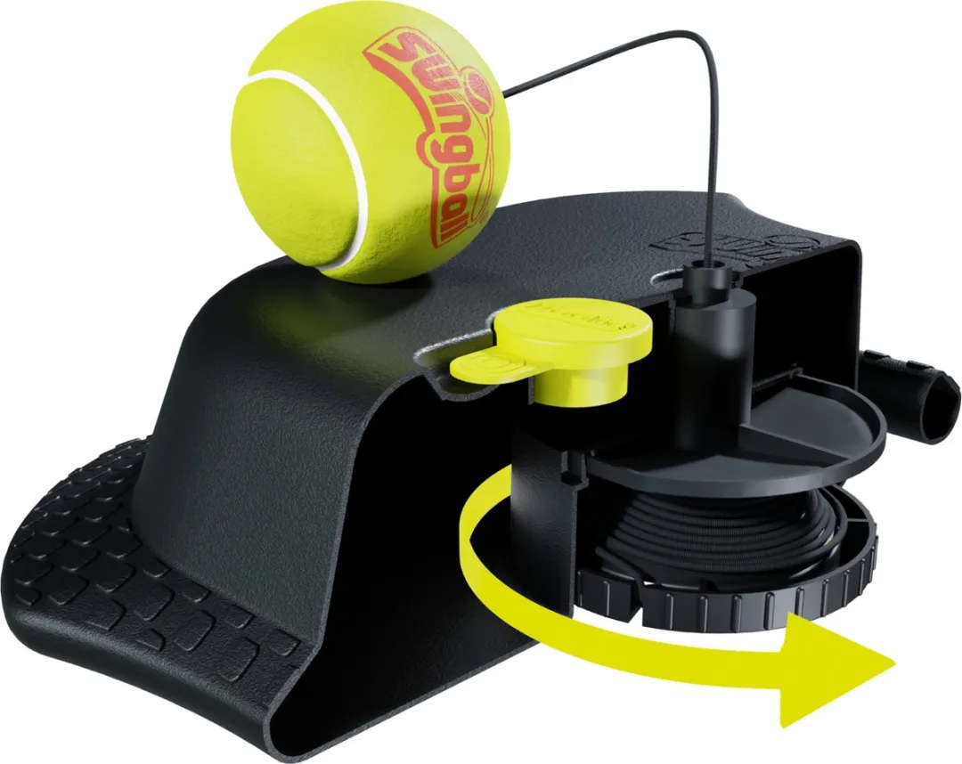 Mookie Toys Swingball Reflex Tennis Pro - Zwart/Geel
