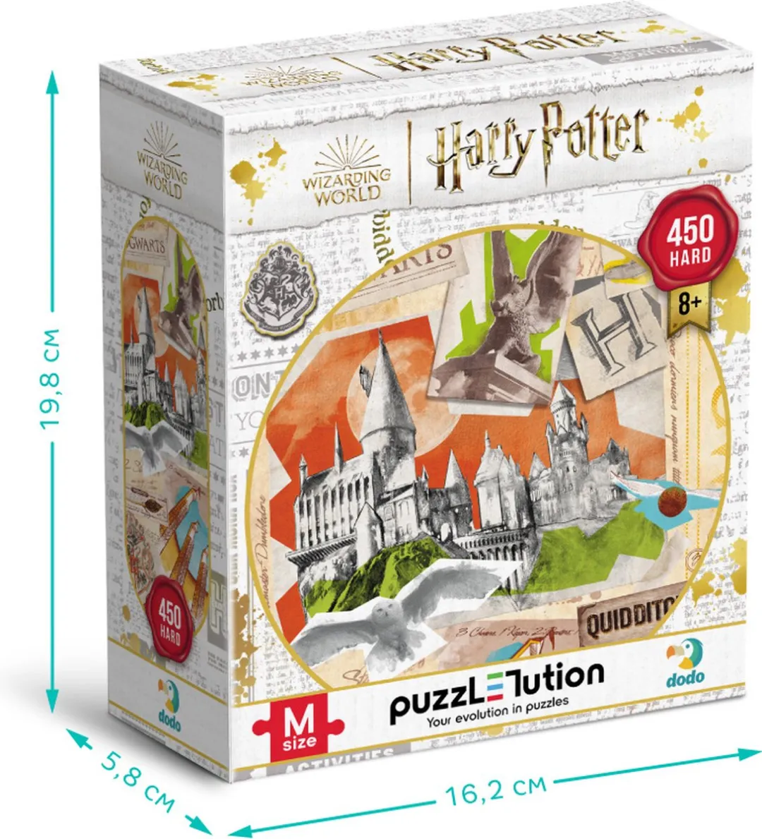 Dodo Toys Harry Potter Legpuzzel 450 Stuks - 28x39cm