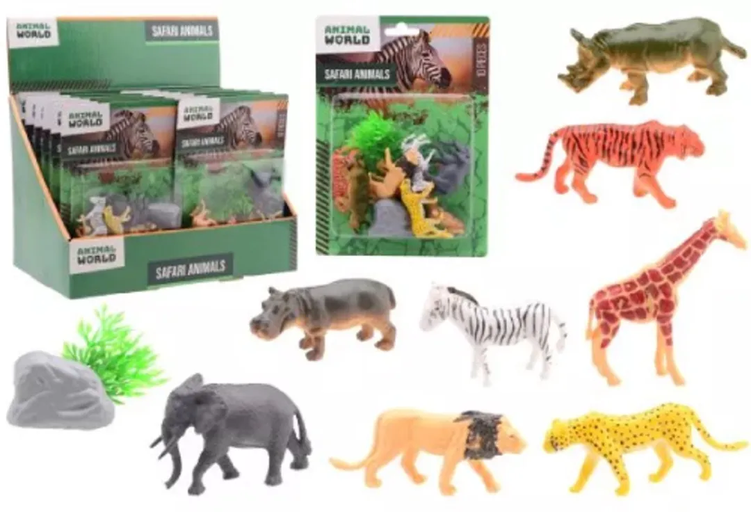 Johntoy Wilde Dieren Speelset 10-delig