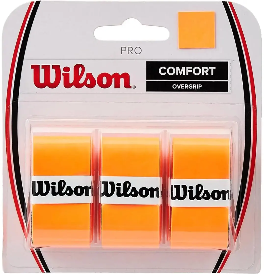Wilson Pro Overgrip Burn WRZ470820 - 3 stuks - Oranje - afbeelding 2 van 4