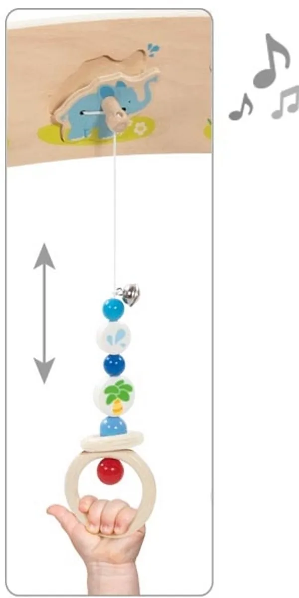 Goki Baby Gym Wild Animals - 6 Speelelementen - Multicolor - afbeelding 2 van 2