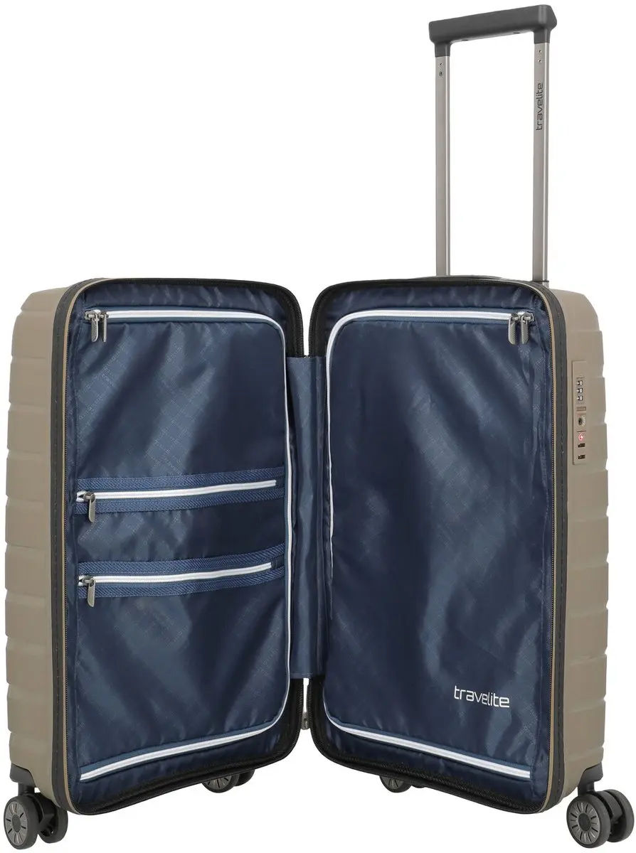 Travelite Air Base Trolley S Slim - 4 wielen - 35L - Champagne - afbeelding 5 van 6