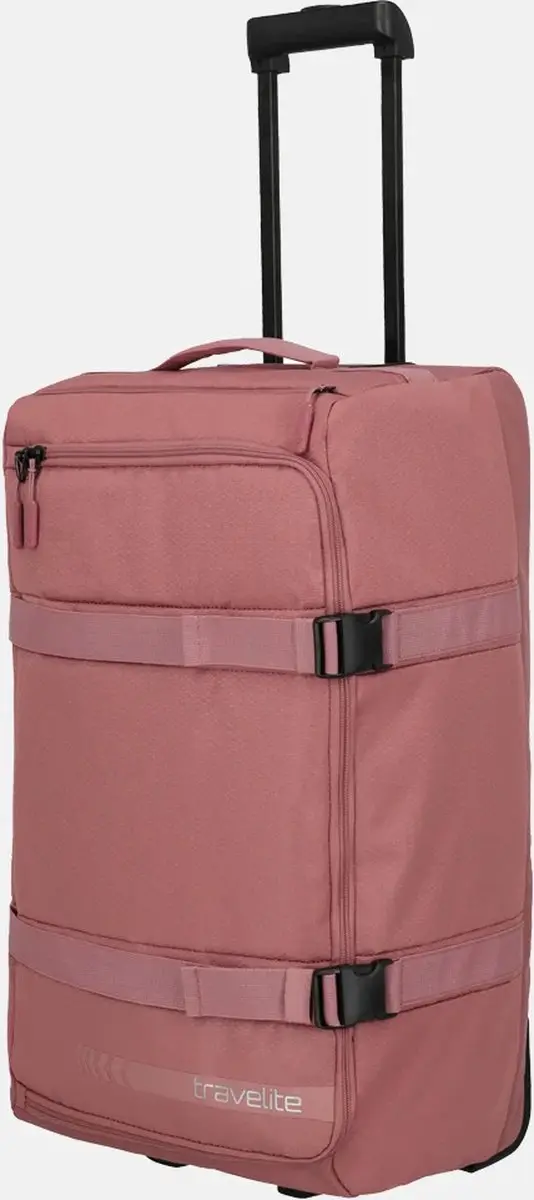 Travelite Kick Off Wheeled Duffle L 65 liter - Roze - afbeelding 2 van 6