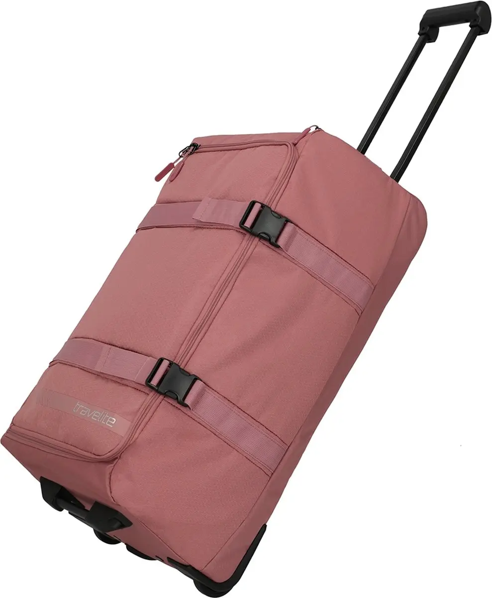 Travelite Kick Off Wheeled Duffle L 65 liter - Roze - afbeelding 5 van 6