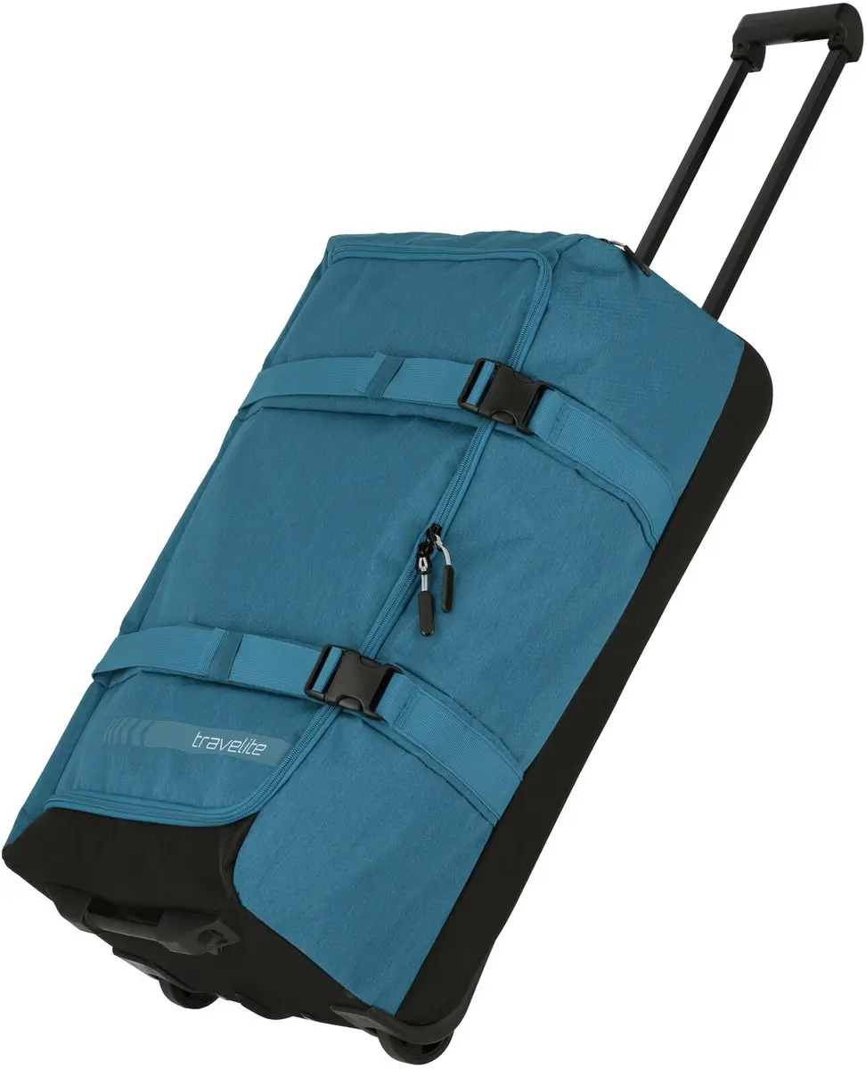 Travelite Kick Off Wheeled Duffle L 65 liter - Petrol - afbeelding 2 van 6