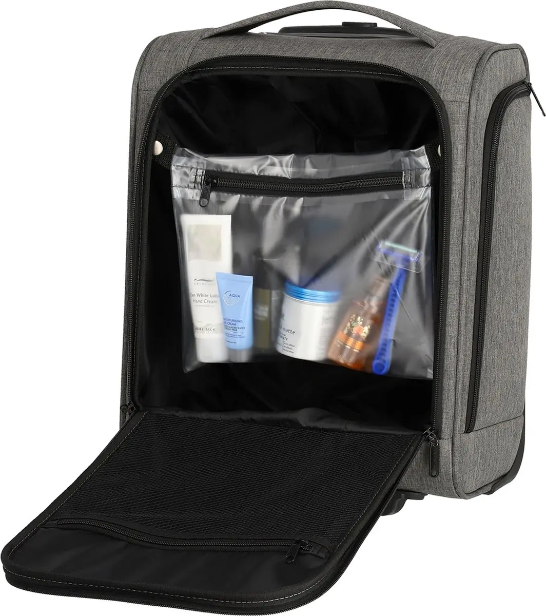 Travelite Cabin Underseater 2-Wiel Trolley 28L - Grijs - afbeelding 4 van 6