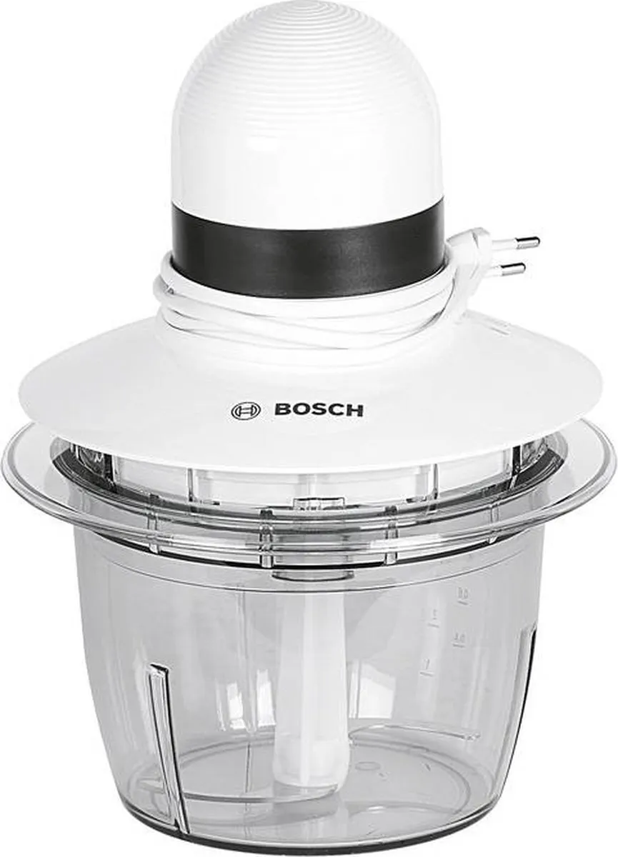 Bosch MMR08A1 Hakmolen 400W - 0,8L - Zwart/Wit
