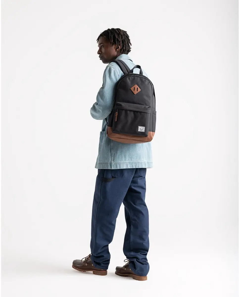Herschel Heritage Rugzak 24L - Navy/Tan - afbeelding 6 van 6