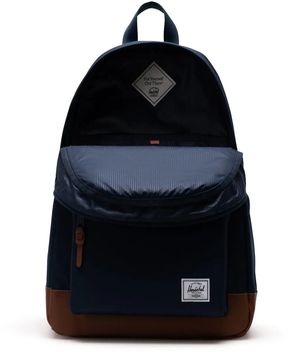 Herschel Heritage Rugzak 24L - Navy/Tan - afbeelding 3 van 6